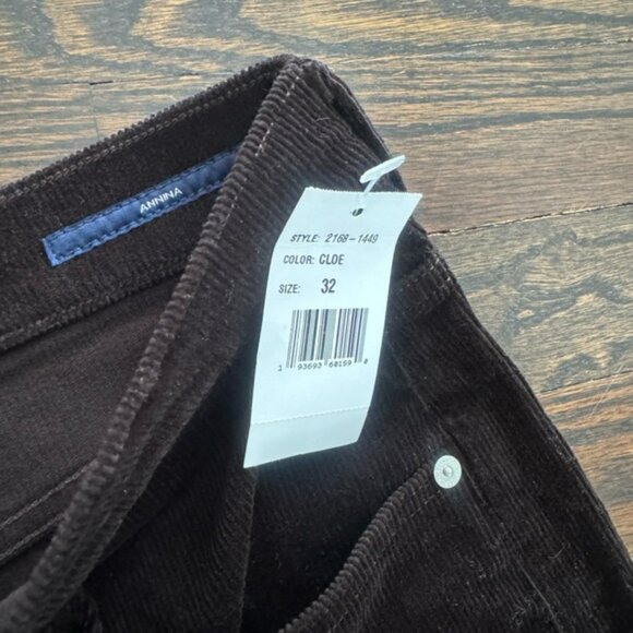 Citizens of Humanity Annina Cotton-Blend Corduroy Wide-Leg Pants Brown clove 32 - Picture 4 of 7